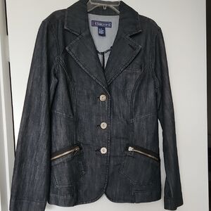 Women's Black Denim Jacket